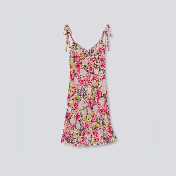 🇮🇹 animal & flower print dress - Picture 4 of 16